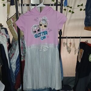 L.O.L. Surprise! Pink and Purple Pleated Sundress